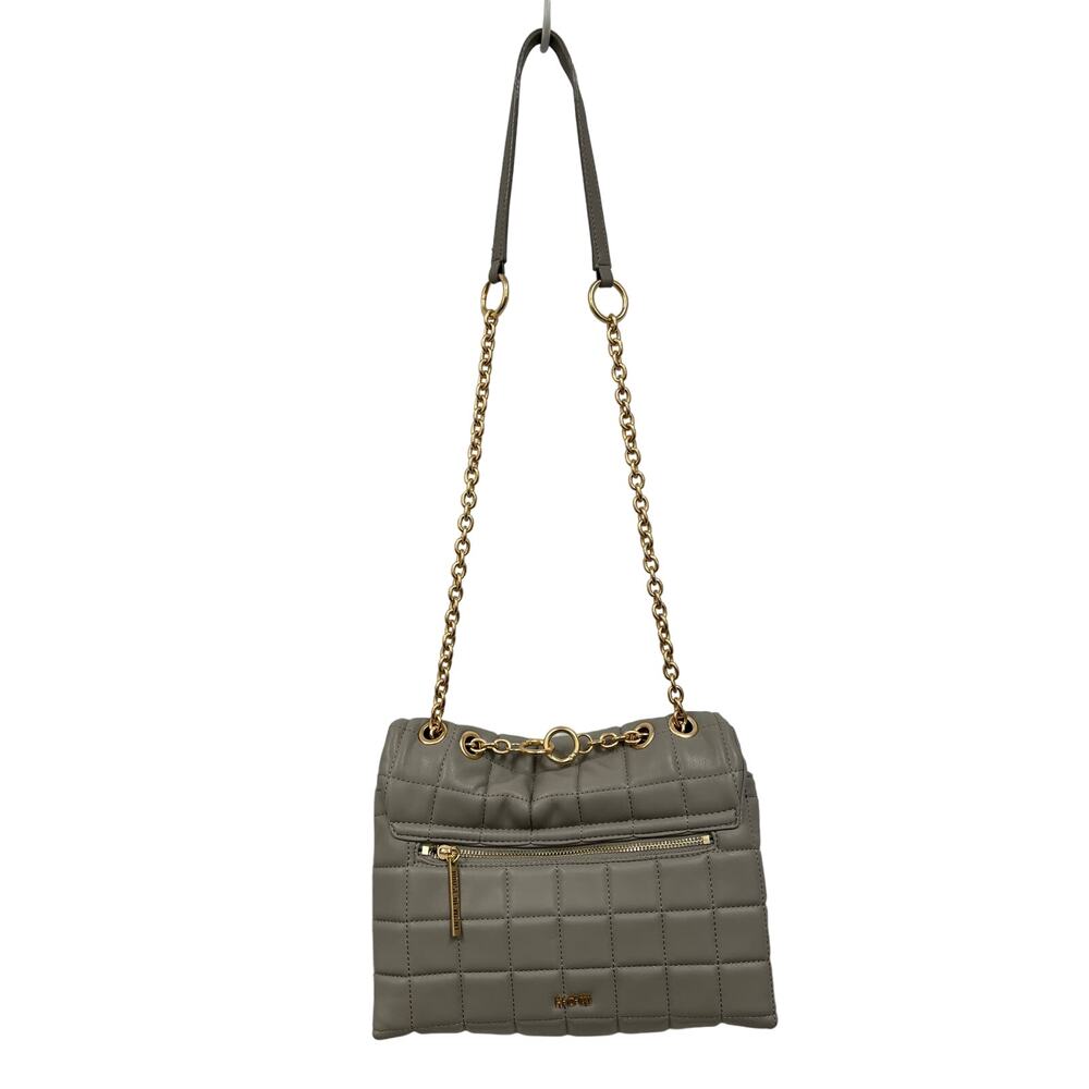 House of Want We Step Up Vegan Leather Shoulder Bag Grey